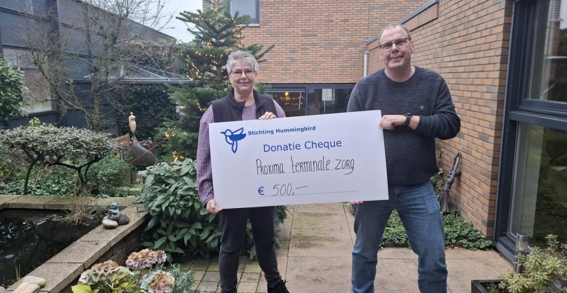 2025 01 09 Uitreiking cheque 500 euro